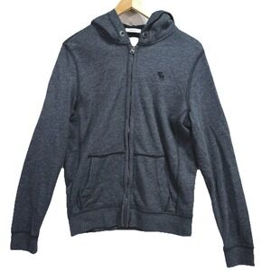 Vtg Y2K abercrombie fitch Zip up hoodie Muscle Small Moose Logo